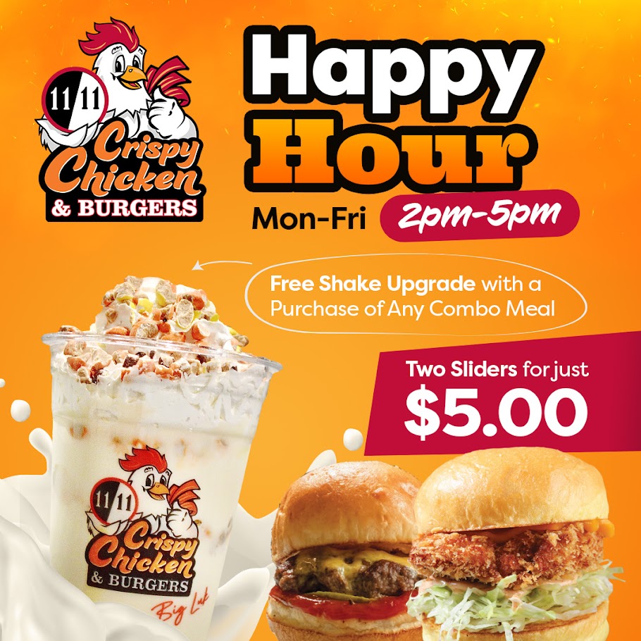 Free Shake Upgrade with a Purchase of Any Combo Meal